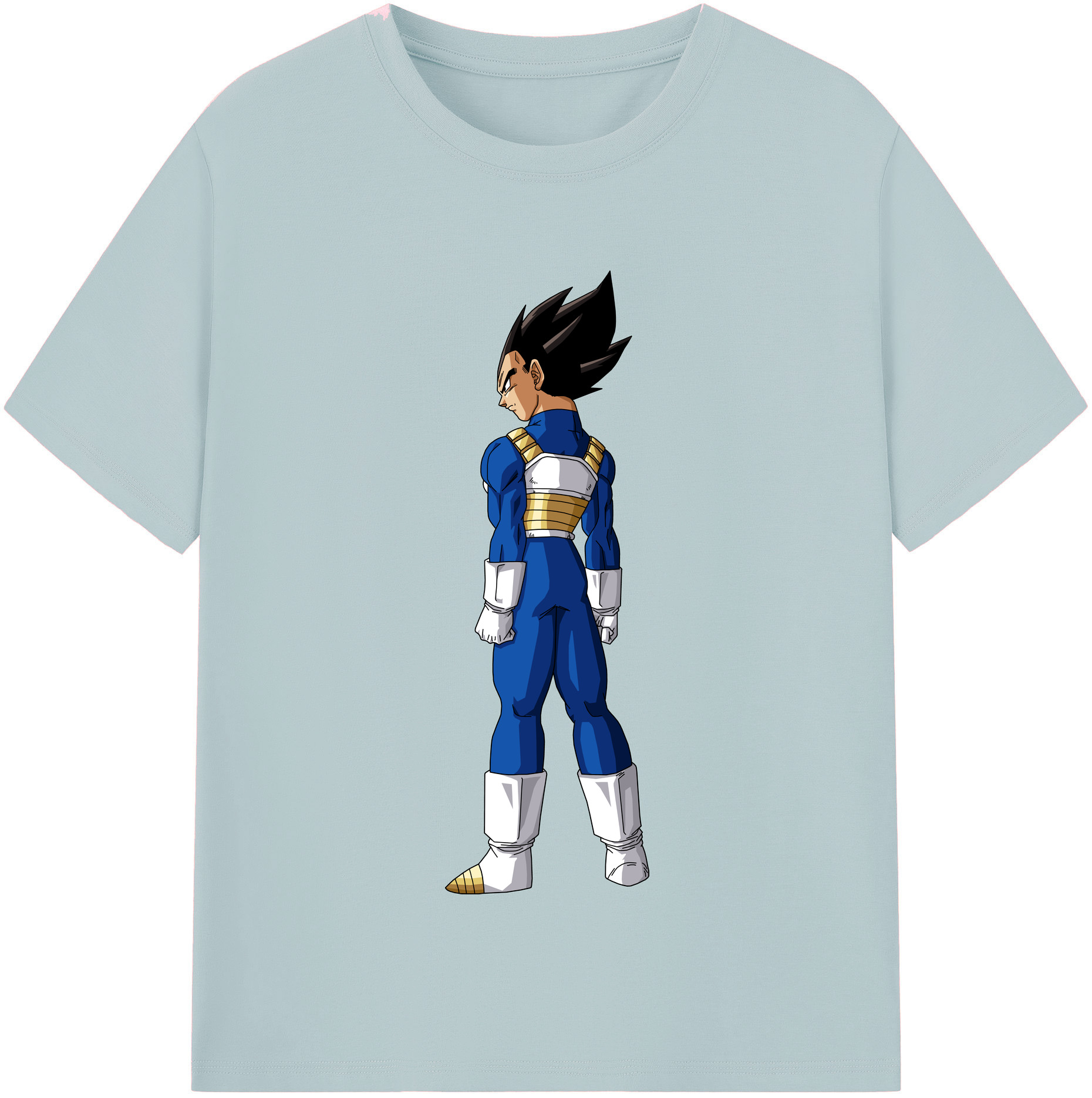 （画像用） ドラゴンボール ベジータ四世（Bejīta Yonsei）DRAGON BALL Vegeta IV 綿100％半袖Tシャツ（フロントプリント）